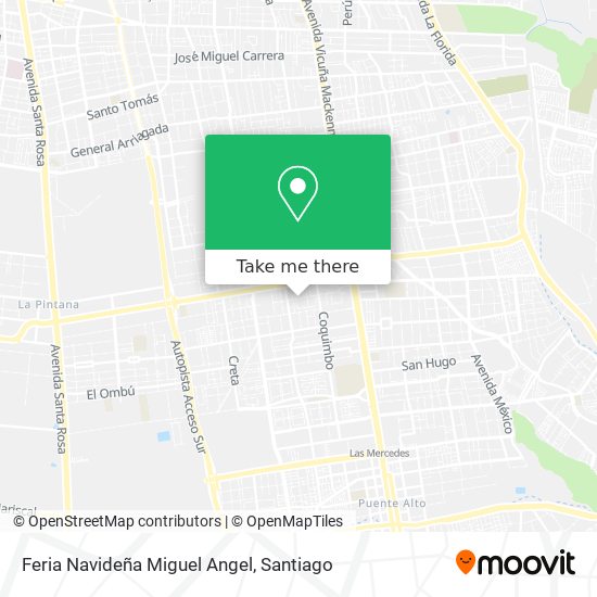 Feria Navideña Miguel Angel map