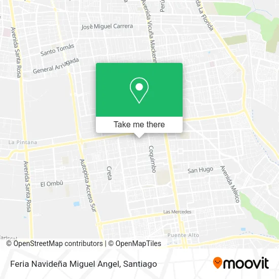 Feria Navideña Miguel Angel map