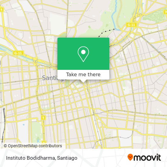 Instituto Bodidharma map