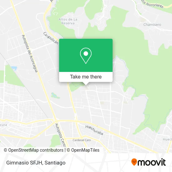 Gimnasio SFJH map