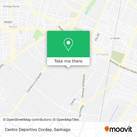 Centro Deportivo Cordep map