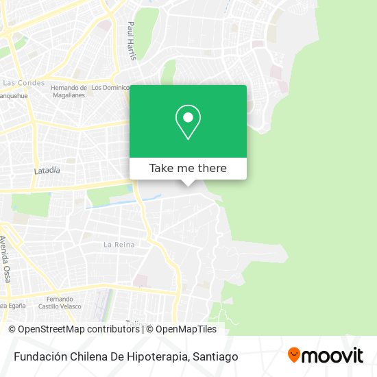 Mapa de Fundación Chilena De Hipoterapia