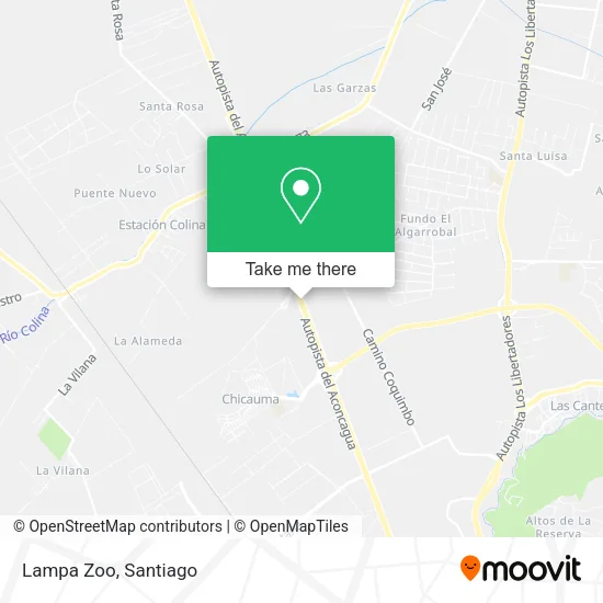 Lampa Zoo map