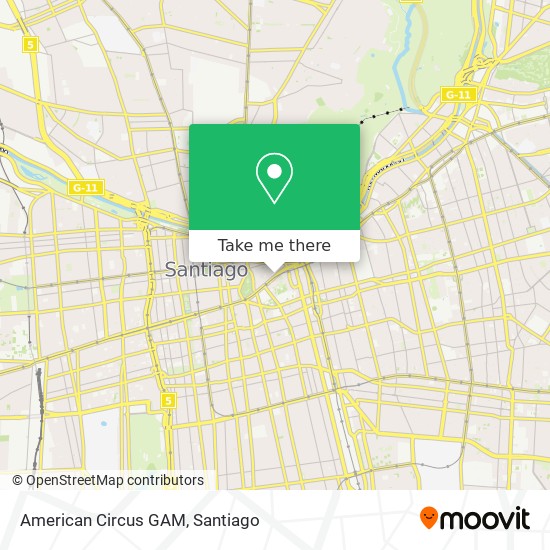 Mapa de American Circus GAM