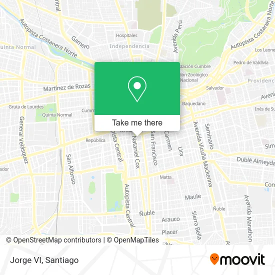 Jorge VI map
