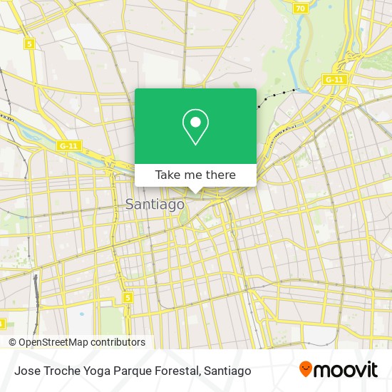 Jose Troche Yoga Parque Forestal map