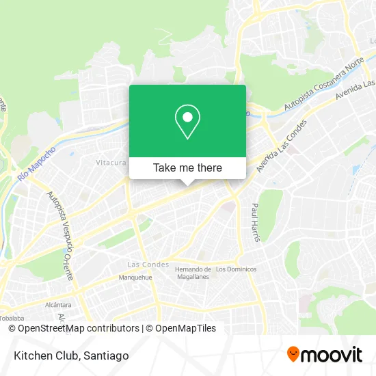 Kitchen Club map