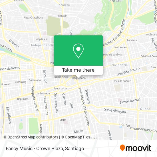 Fancy Music - Crown Plaza map