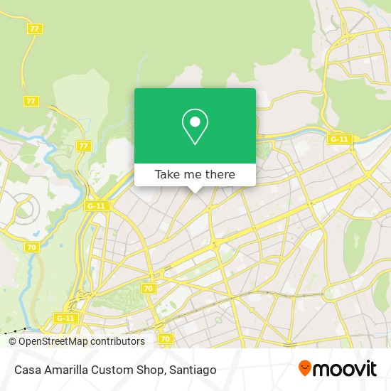 Casa Amarilla Custom Shop map