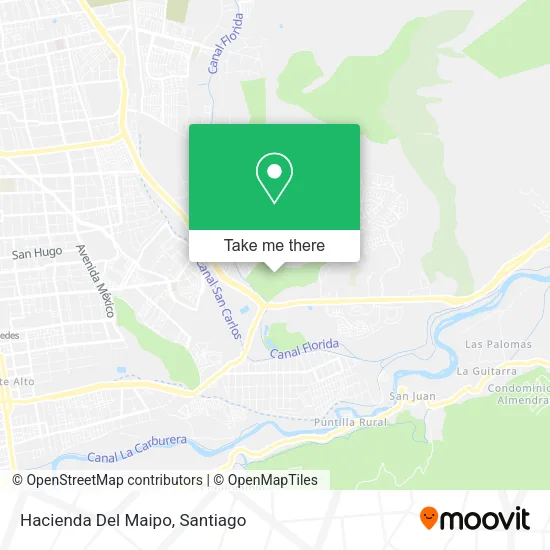 Hacienda Del Maipo map
