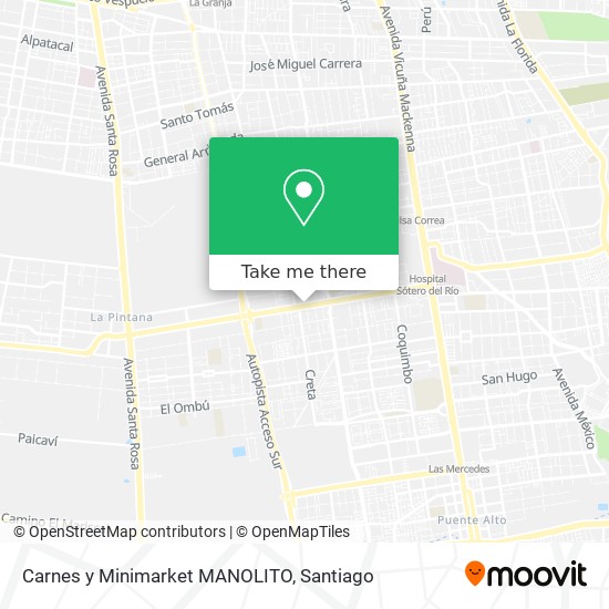 Carnes y Minimarket MANOLITO map
