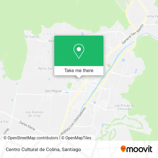 Centro Cultural de Colina map