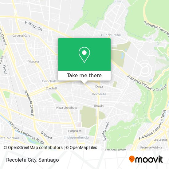Recoleta City map