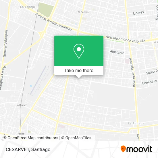 Mapa de CESARVET