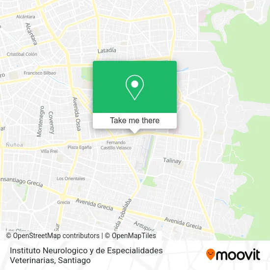 Instituto Neurologico y de Especialidades Veterinarias map