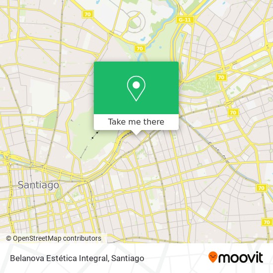 Belanova Estética Integral map