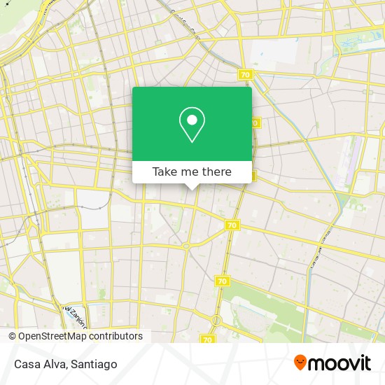Casa Alva map