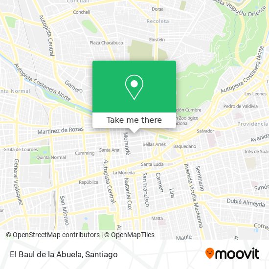Mapa de El Baul de la Abuela