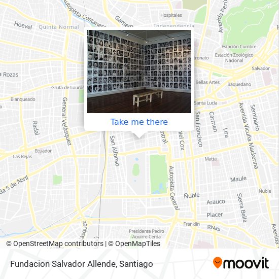Fundacion Salvador Allende map