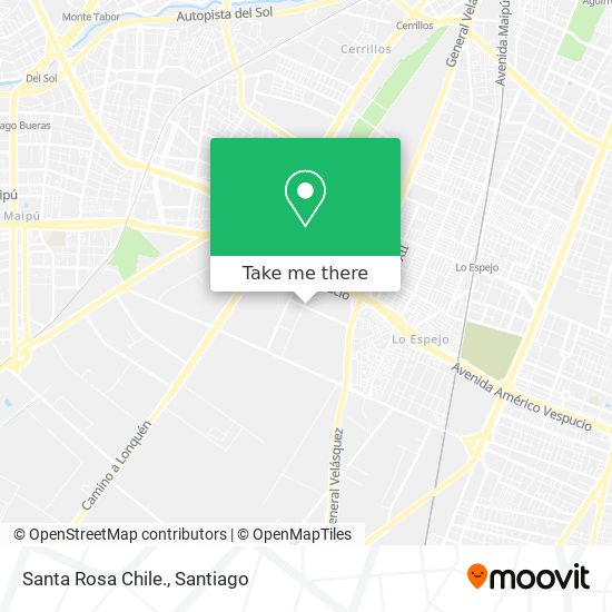 Santa Rosa Chile. map
