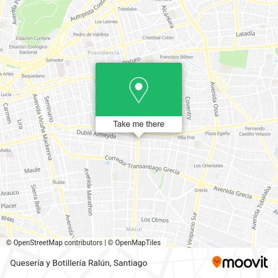 Quesería y Botillería Ralún map