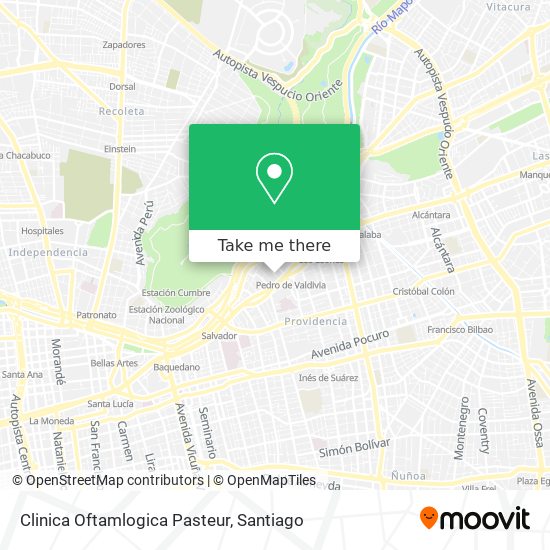 Clinica Oftamlogica Pasteur map