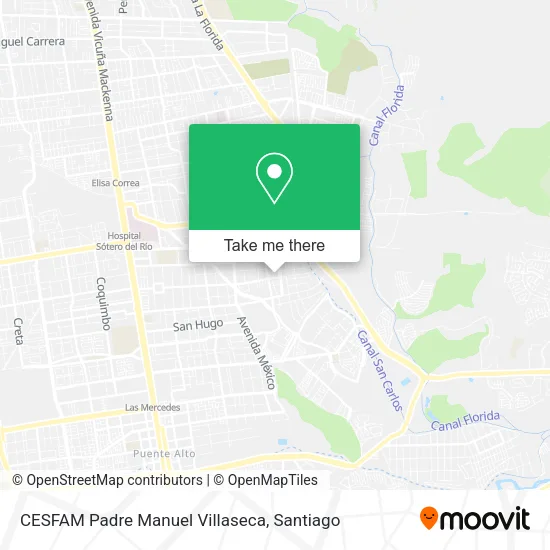 CESFAM Padre Manuel Villaseca map