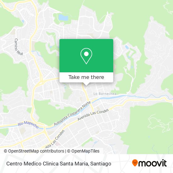 Centro Medico Clinica Santa Maria map