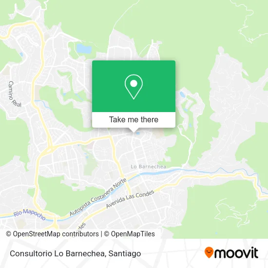 Consultorio Lo Barnechea map