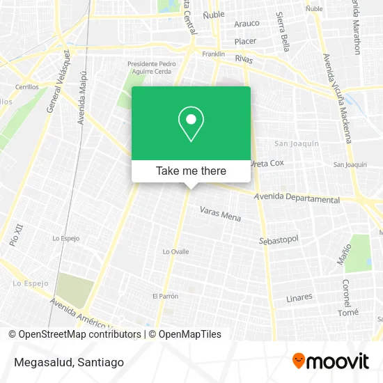 Megasalud map