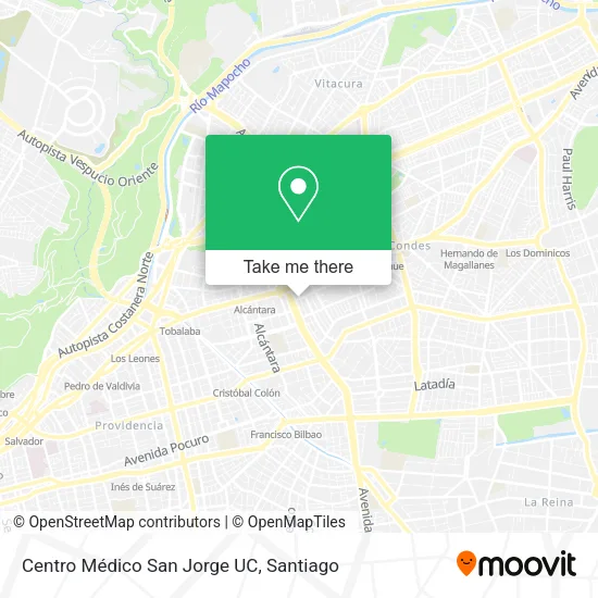 Centro Médico San Jorge UC map