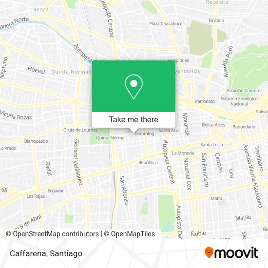 Caffarena map