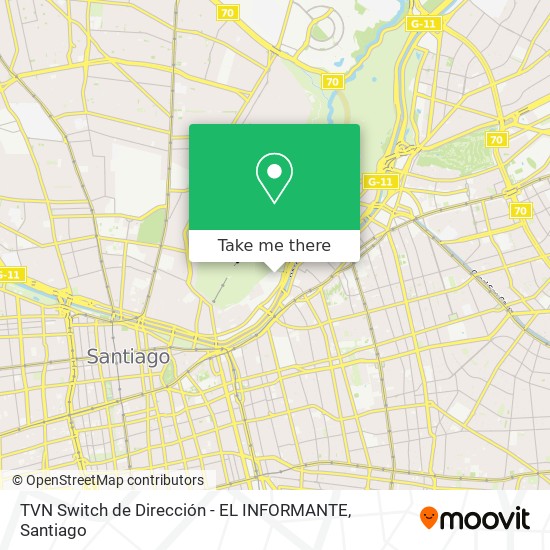 TVN Switch de Dirección - EL INFORMANTE map