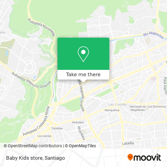 Baby Kids store map