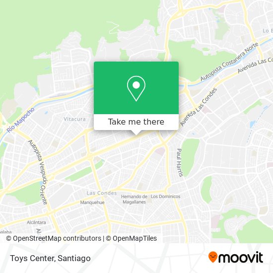 Mapa de Toys Center