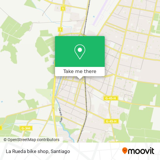 Mapa de La Rueda bike shop
