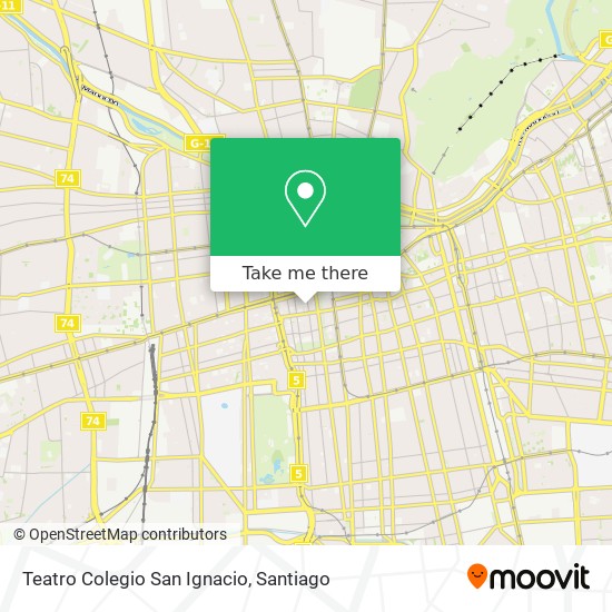 Teatro Colegio San Ignacio map