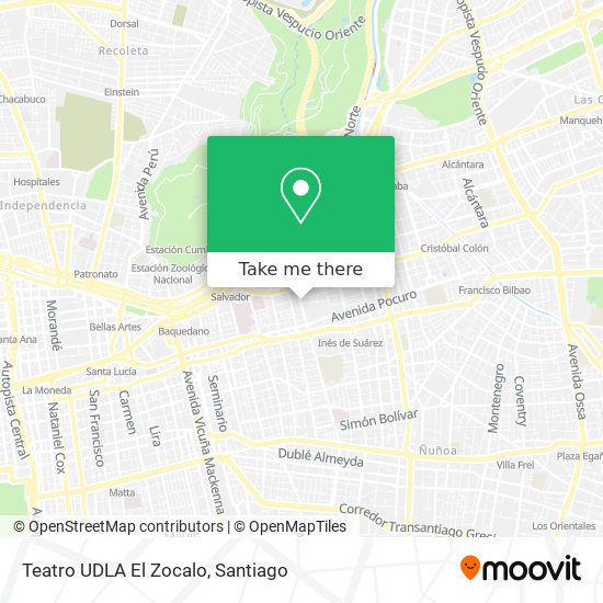 Mapa de Teatro UDLA El Zocalo