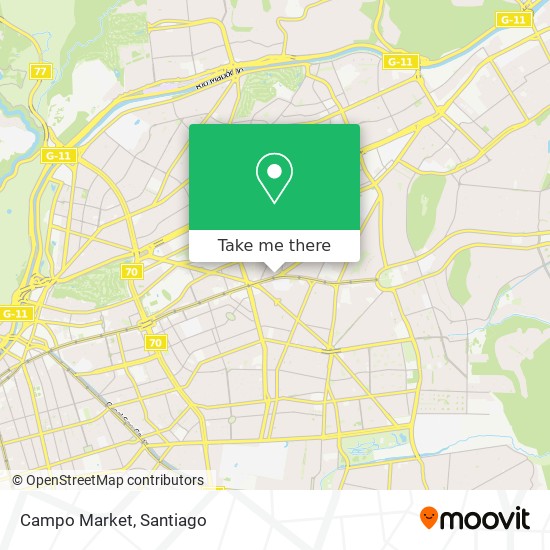 Mapa de Campo Market