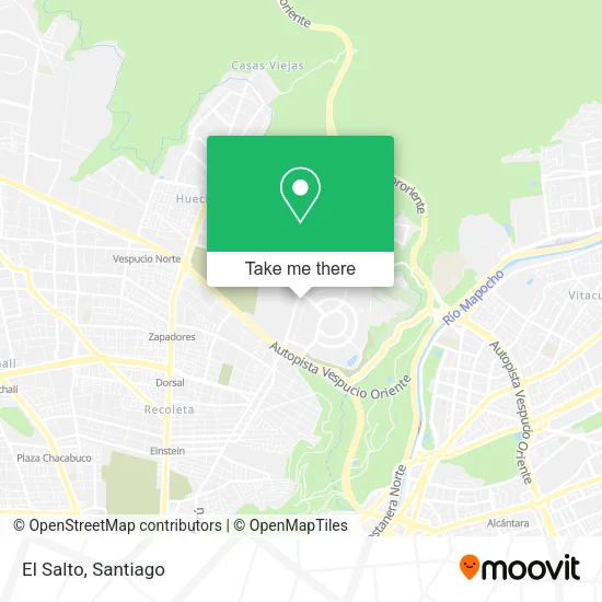 El Salto map