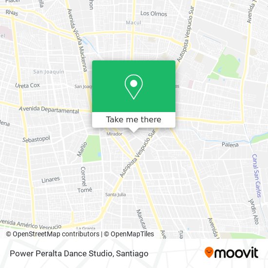 Power Peralta Dance Studio map