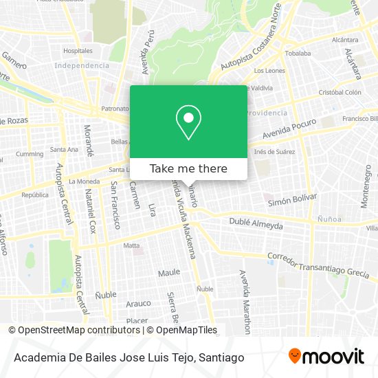 Academia De Bailes Jose Luis Tejo map