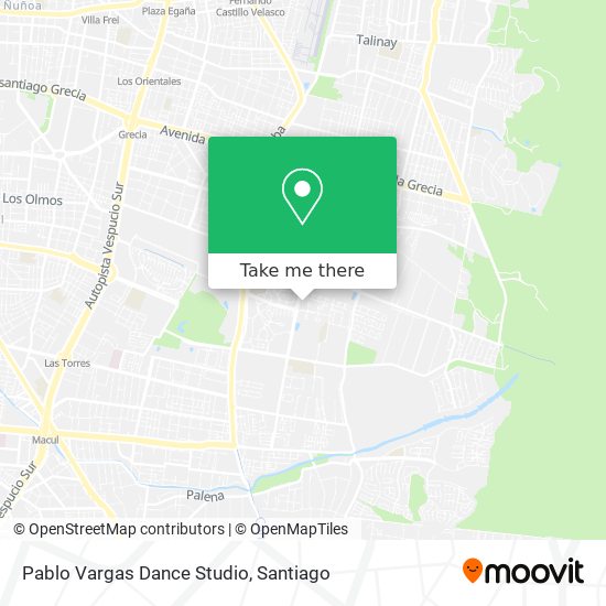 Pablo Vargas Dance Studio map