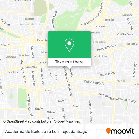 Academia de Baile Jose Luis Tejo map