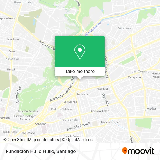 Fundación Huilo Huilo map