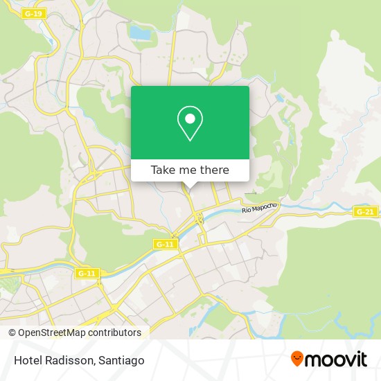 Hotel Radisson map