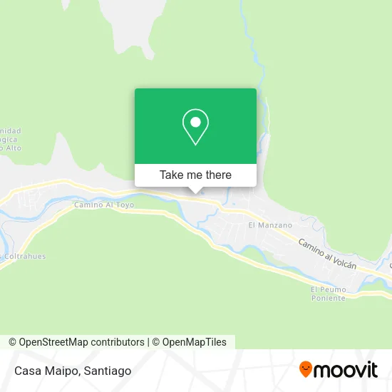 Casa Maipo map