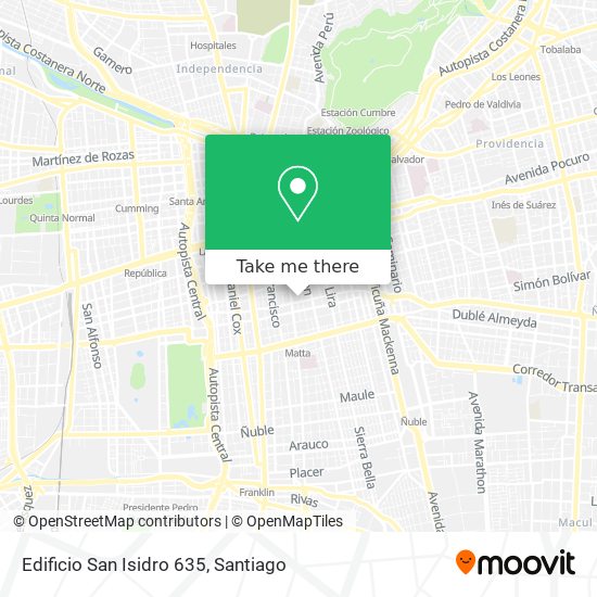 Edificio San Isidro 635 map