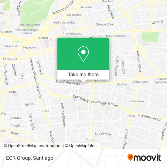 ECR Group map