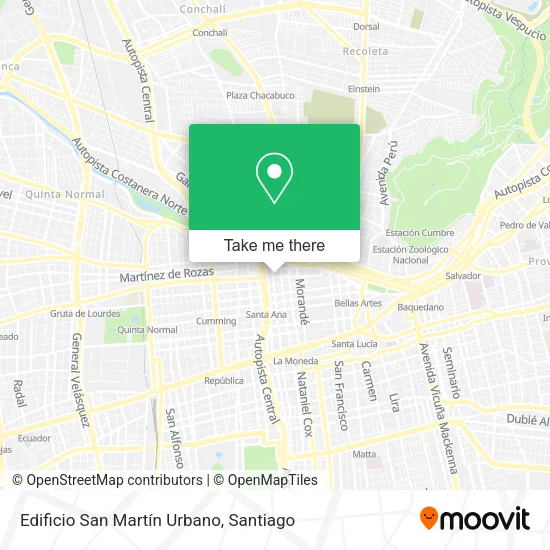 Edificio San Martín Urbano map
